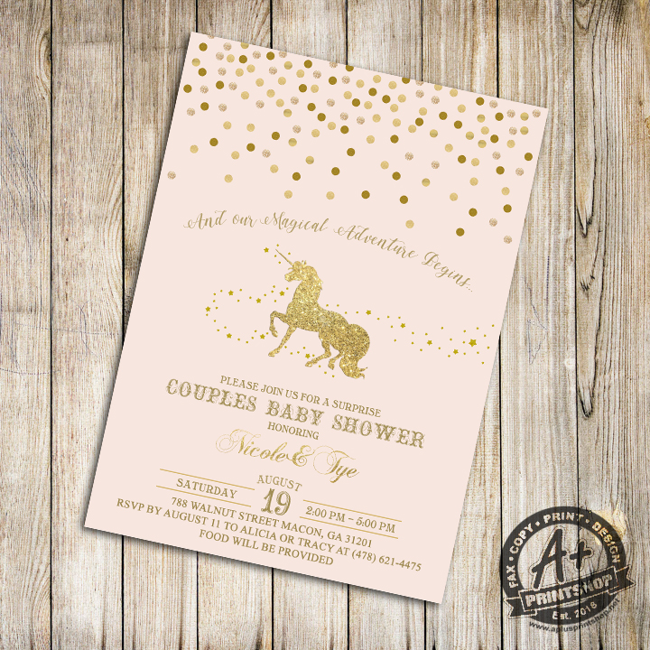 BABY shower invitation